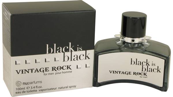 perfume Black Is Black Vintage Rock Cologne